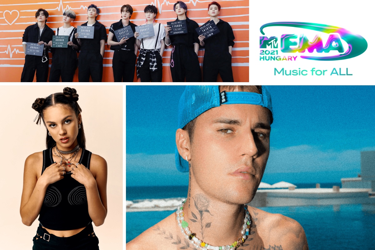 MTV EMA 2021: Justin Bieber, Olivia Rodrigo, BTS Y Más Nominados ...